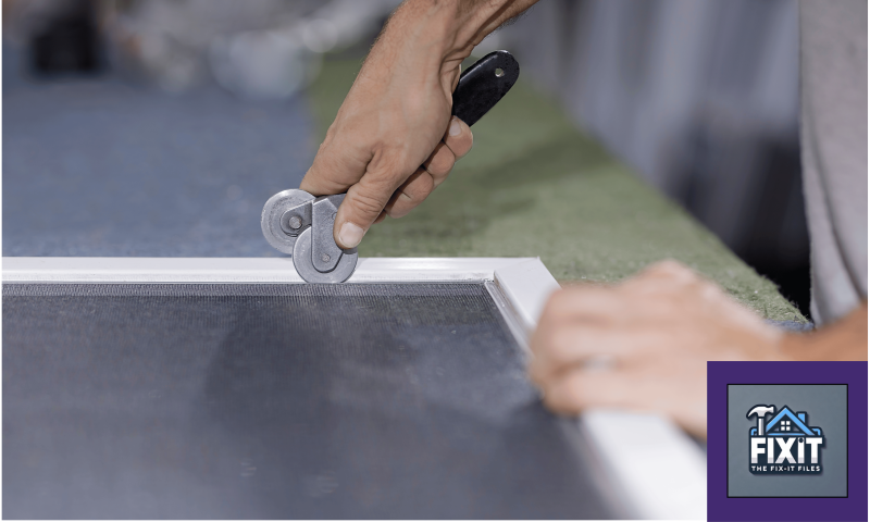 How to repair window screens
