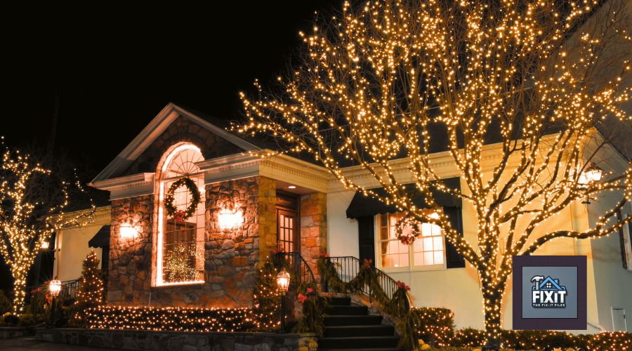 Christmas Light Hanging Safety