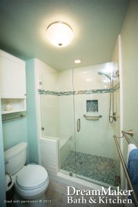 Shower Stall Renovation for Seniors