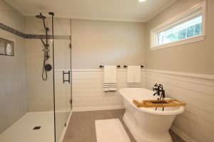 Remodeled bath with freestanding tub in Statesboro, GA