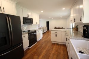 Beautiful open concept white kitchen in Soperton, Georgia