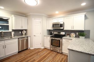 Cabinet Refacing makes this look like a whole new kitchen! (Millen, GA)