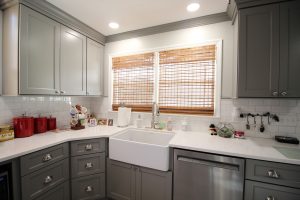 Gorgeous dovetail gray kitchen