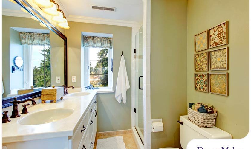 Choosing Paint Colors for a Budget Bathroom Makeover - Hana's