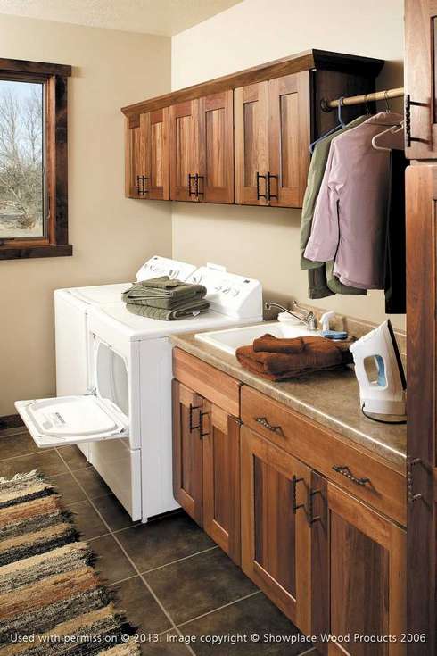Laundry Room and Wood Cabinetry